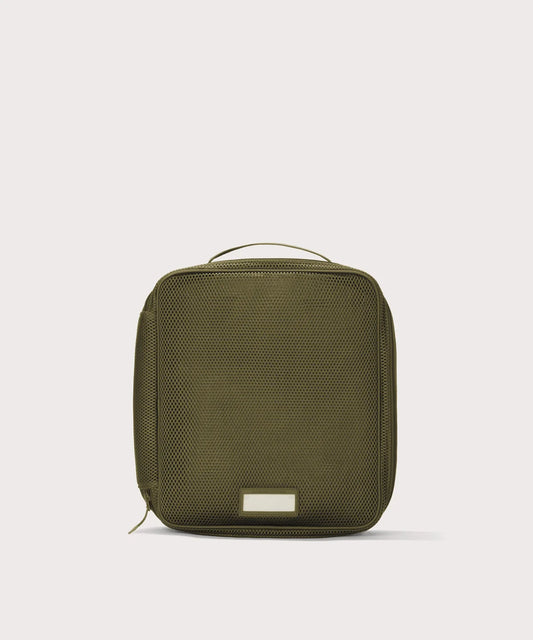 Roma Packing Cube in Dark Moss Air Mesh, Large