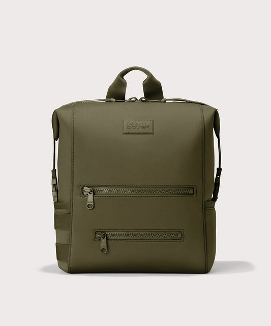 Indi Diaper Backpack in Dark Moss, Large
