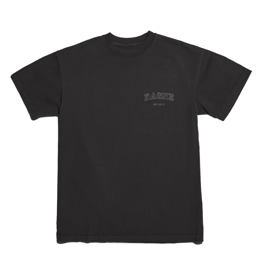 Varsity Logo T-shirt in Onyx, Medium
